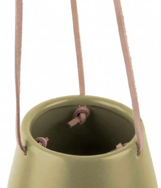 Present Time  Hanging pot Skittle small matt Olive Green (PT2845OG)
