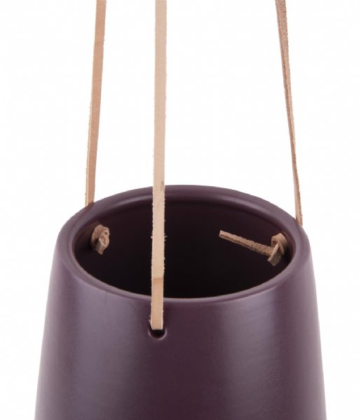 Present Time  Hanging pot Skittle medium matt Dark Purple (PT2846PU)
