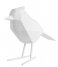 Present TimeStatue bird large polyresin matt white (PT3336WH)