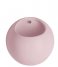 Present Time  Wall plant pot Globe ceramic light pink (PT3382PI)