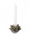 Present Time  Candle holder Flower high porcelain  Grayed Jade (PT3509GR)
