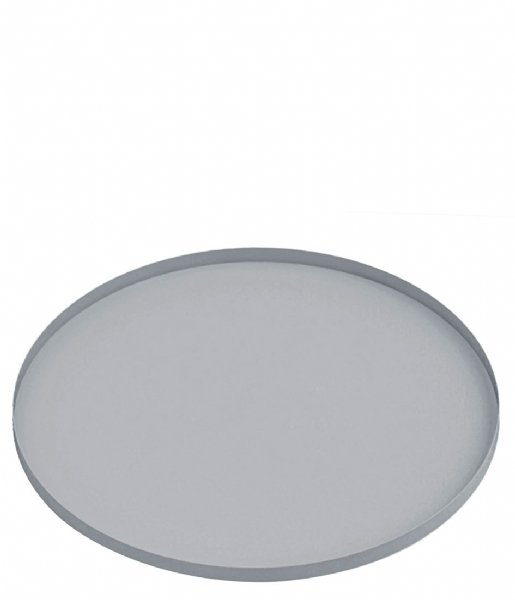Present Time  Tray Round Mouse Grey (PT3536GY)