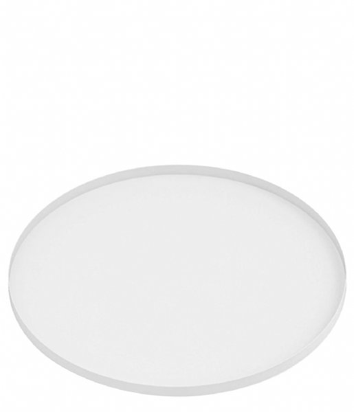 Present Time  Tray Round White (PT3536WH)