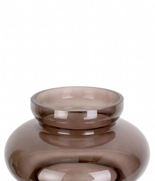 Present Time  Vase Morgana glass large Cholocate Brown (PT3547BR)