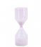 Present Time  Hourglass Fairytale large glass Pink (PT3548PI)