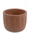 Present Time  Plant pot Drips cement small Clay brow (PT3605BR)
