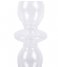 Present Time Lysestage Candle holder Glass Art bubbles Medium Clear (PT3637CL)