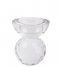 Present Time Lysestage Candle holder Crystal Art small Bowl Clear (PT3642CL)