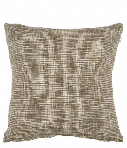 Present Time Kaste pude Cushion Mixed Natural cotton Moss Green (PT3682MG)