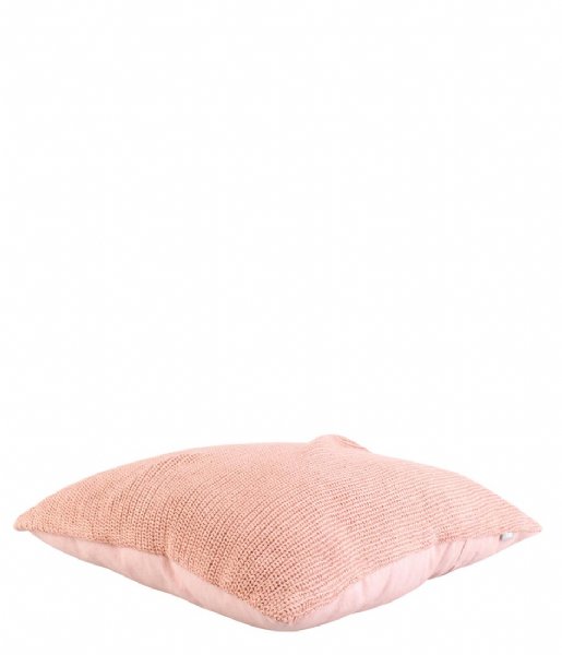 Present Time Kaste pude Cushion Knitted Lines Faded Pink (PT3718PI)