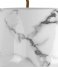 Present Time  Hanging pot Skittle small marble print White (PT3734WH)