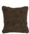 Present TimeCushion Purity square cotton Taupe Brown