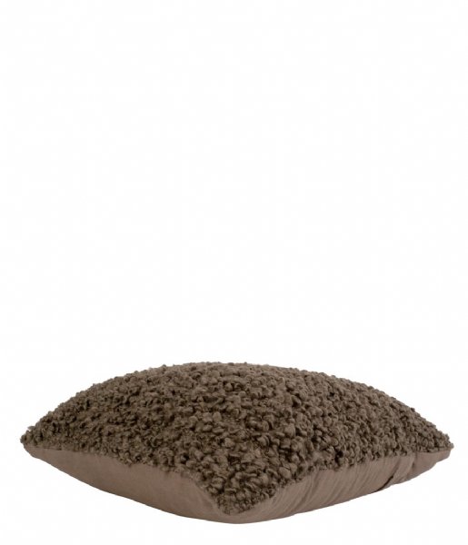Present Time Kaste pude Cushion Purity square cotton Taupe Brown