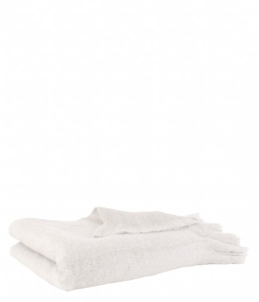 Present Time  Blanket Cuddle cotton Off White (PT3787WH)