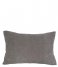 Present Time Kaste pude Cushion Ribbed velvet Dark Grey (PT3791GY)