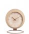 Karlsson  Table clock Nirvana Globe Sand Brown (KA5858SB)