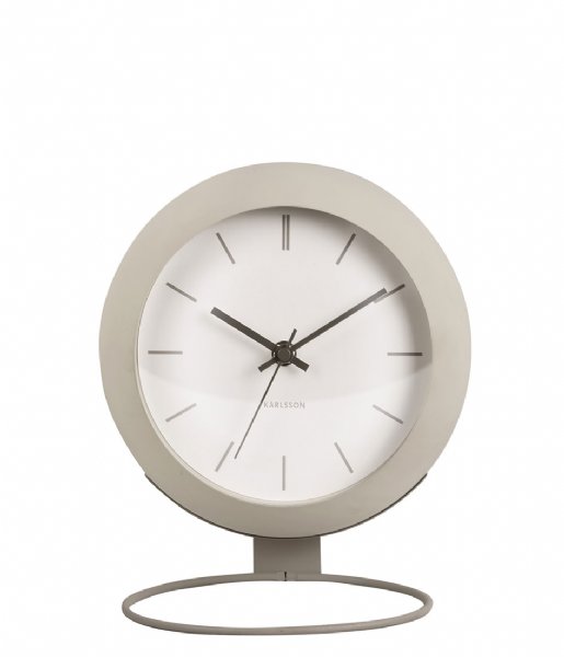 Karlsson  Table clock Nirvana Globe Warm Grey (KA5858WG)
