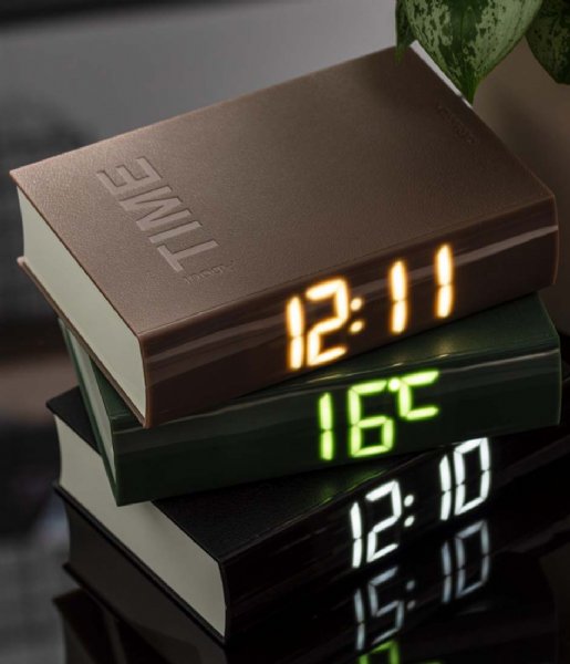 Karlsson  Alarm clock Book LED ABS Jungle Green (KA5861GR)