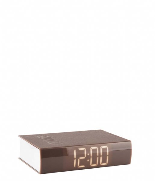 Karlsson  Alarm clock Book LED ABS Warm Grey (KA5861WG)