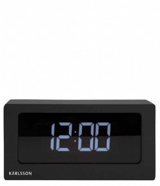 Karlsson  Table Clock Boxed Led Black (KA5868BK)
