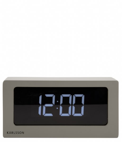 Karlsson  Table Clock Boxed Led Mouse Grey (KA5868WG)