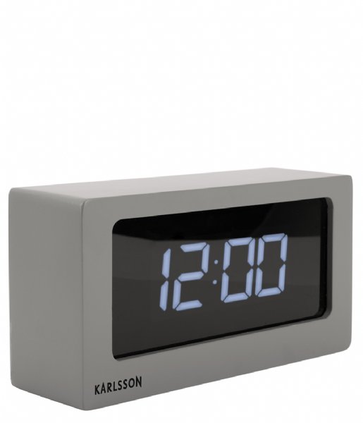 Karlsson  Table Clock Boxed Led Mouse Grey (KA5868WG)