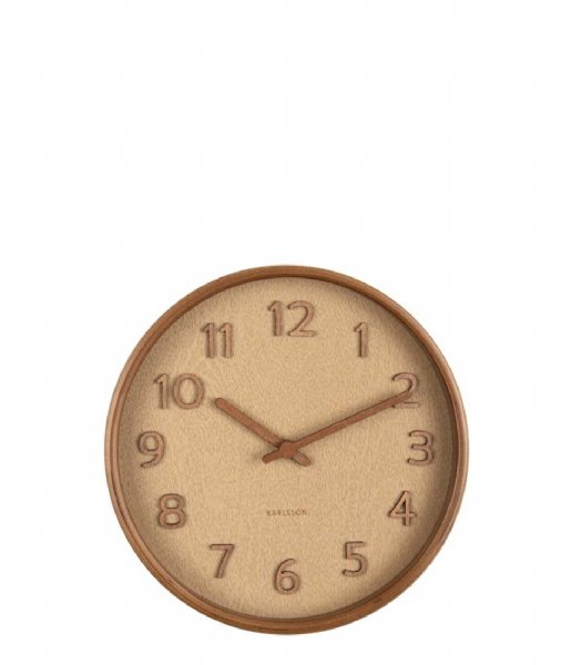 Karlsson  Table clock Pure wood grain Sand Brown (KA5874SB)