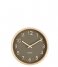 KarlssonTable clock Pure wood grain Moss Green (KA5875MG)
