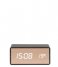 Karlsson  Alarm clock Copper Mirror LED veneer Black wood (KA5878BK)