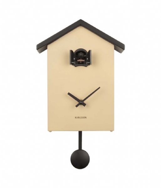 Karlsson  Wall clock Cuckoo New Traditional plastic Sand Brown (KA5880SB)