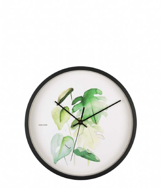 Karlsson  Wall clock Botanical Monstera Print (KA5883)