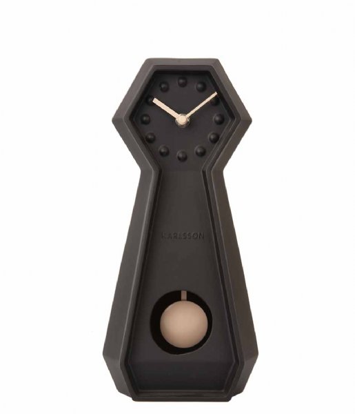 Karlsson  Table Clock Genuine Pendulum Ceramic Black (KA5887BK)