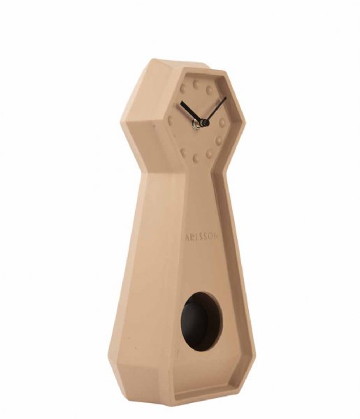 Karlsson  Table Clock Genuine Pendulum Ceramic Mid Brown (KA5887BR)