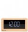 Karlsson  Table Clock Boxed Led Light Wood Veneer Licht Wood Veneer (KA5899WD)