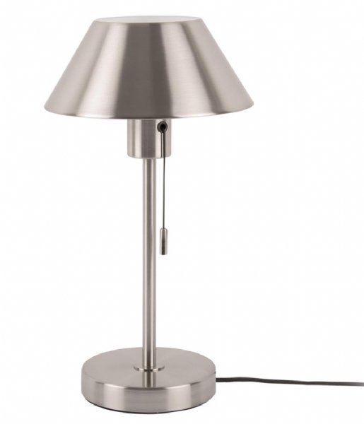 Leitmotiv Bordlampe Table Lamp Office Retro Nickel Plated (LM2059SI)