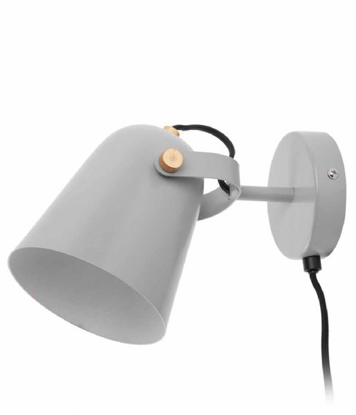 Leitmotiv  Wall Lamp Steady Metal Matt Mouse Grey (LM2065GY)