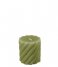 Present TimePillar candle Swirl small Moss Green (PT3795MG)