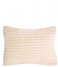 Present Time Kaste pude Cushion Big Ribbed velvet Off White (PT3802WH)