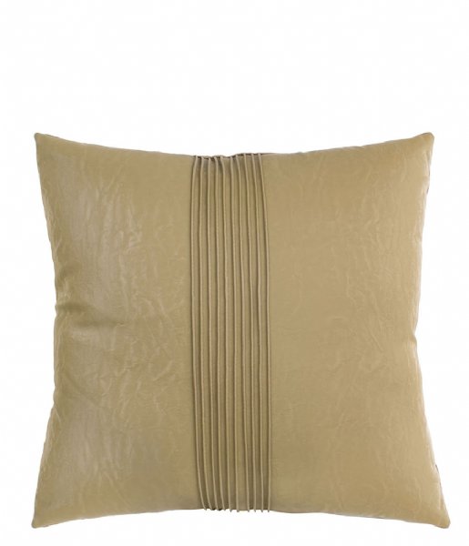 Present Time Kaste pude Cushion Leather Look square Moss Green (PT3803GR)