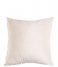 Present Time Kaste pude Cushion Leather Look square Off White (PT3803WH)