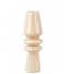 Present Time  Vase Sparkle Cone Glass Sand Brown (PT3932SB)
