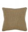 Present Time Kaste pude Cushion Knitted Lines Moss Green (PT3718MG)