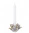 Present Time  Candle holder Flower high porcelain White (PT3509WH)