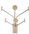 Present Time  Coat hanger Wall Dots Gold colored (PT3324GD)