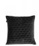Present Time Kaste pude Cushion Luxurious padded velvet 35 x 35cm velvet black (PT3265BK)