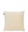 Present Time Kaste pude Cushion Luxurious padded velvet 35 x 35cm velvet ivory (PT3265IV)