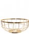 Present TimeFruit basket Open Grid metal Gold (PT3018GD)