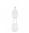 Present Time  Hanging pot Skittle in a Row large matt white (PT3388WH)