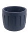 Present Time  Plant pot Drips cement large Dark blue (PT3603BL)