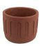 Present Time  Plant pot Drips cement large Clay brown (PT3603BR)